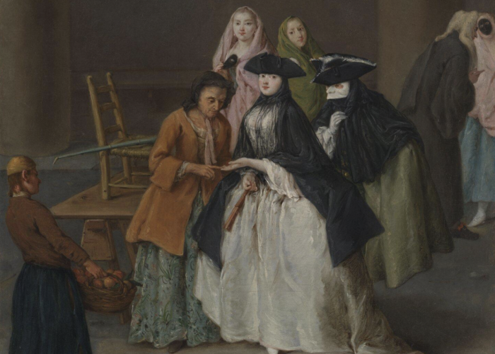 Pietro Longhi, A Fortune Teller at Venice CROP